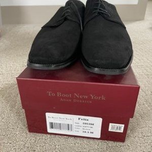 To Boot New York Adam Derrick Felix - Plain Toe Oxford Black Suede